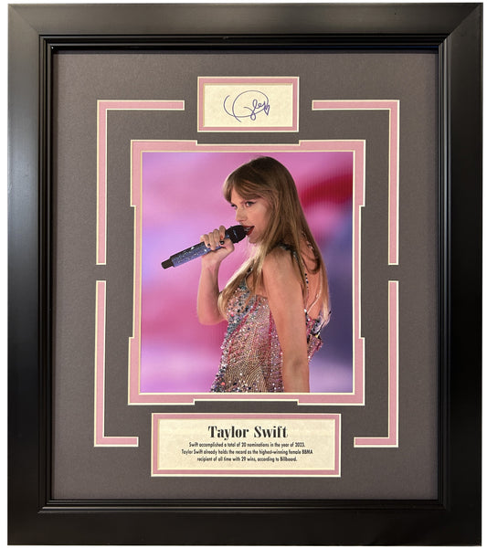 Taylor Swift Framed Art 14.5" x 16.5" with Facsimile Signature