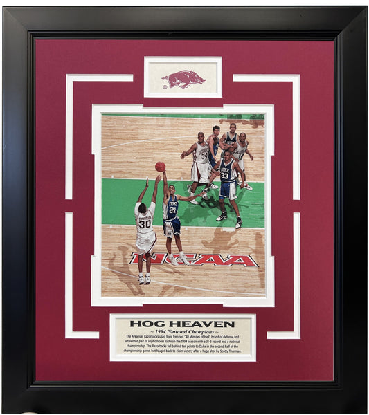 Hog Heaven The Shot 1994 National Champions Framed Art 14.5" x 16.5"