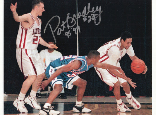 Pat Bradley #22 95-99 Autograph Photo Arkansas Razorbacks Men's Basketball 11" x 8.5"