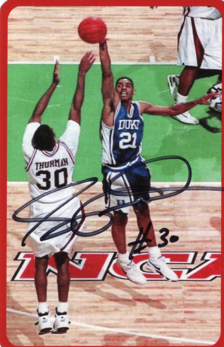 Scotty Thurman #30 Autograph Photo Arkansas Razorbacks Men's Basketball 2.5" x 3.5"