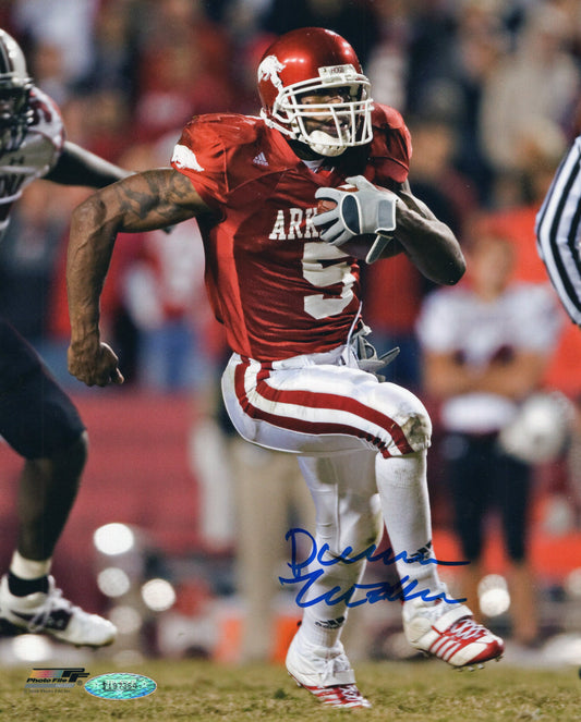 Darren McFadden #5 Red Jersey South Carolina Game Autograph Photo Arkansas Razorbacks Football 8" x 10"